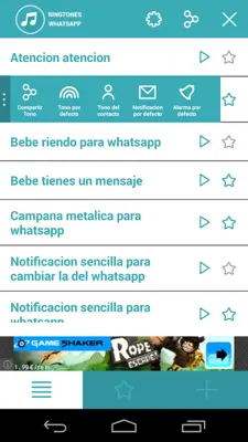 Ringtones para WhatsApp android App screenshot 2